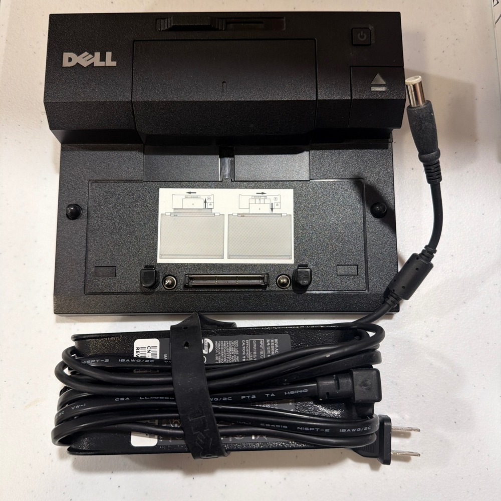Dell E-Port Replicator Docking Station K07A Black Latitude Precision Dock